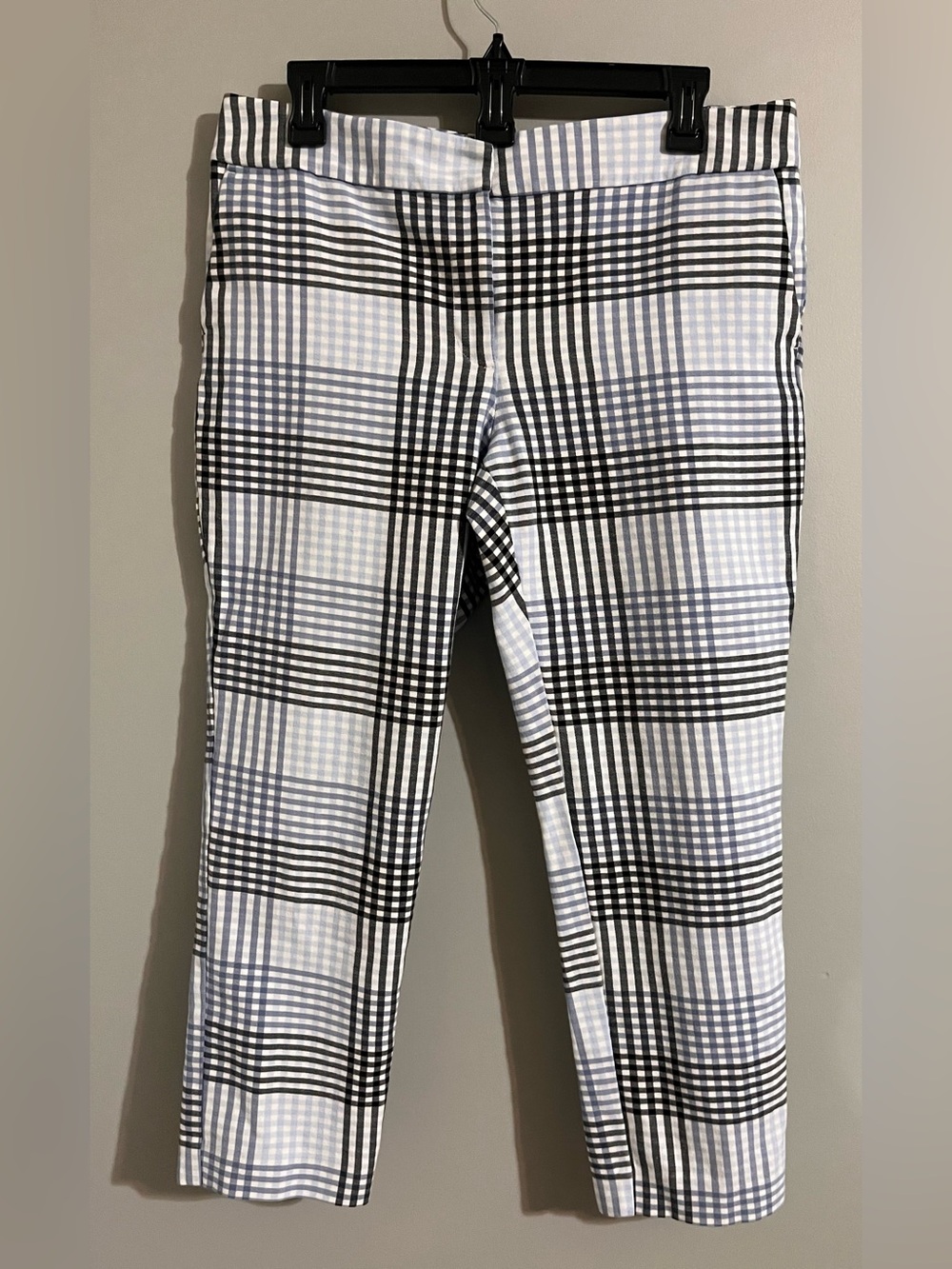 Ann Taylor Factory Plaid Straight Leg Career Pants